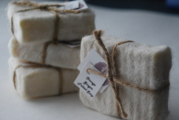 Handcrafted Alpaca Felted Soap